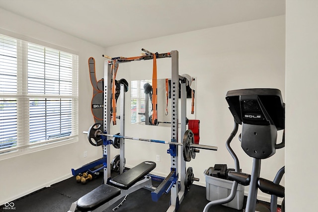 13525 Forest Glade Dr, Fishers, IN 46037 - exercise area with plenty of natural light