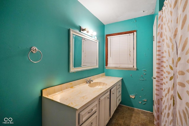 4 Kentwood Dr, Greencastle, IN 46135 - full bathroom with vanity and baseboards