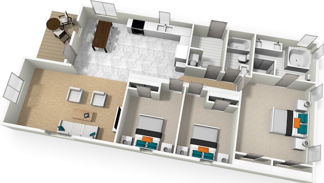 425 Dream Way, Cloverdale, IN 46120 - view of home floor plan