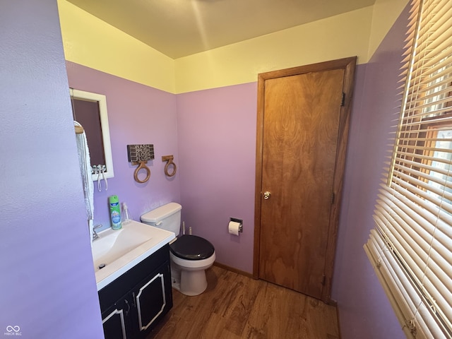 8394 E Mulberry St, Columbus, IN 47203 - bathroom featuring vanity and wood finished floors