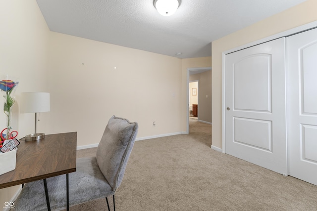 546 Greenwood Trace Dr, Whiteland, IN 46184 - carpeted home office with baseboards