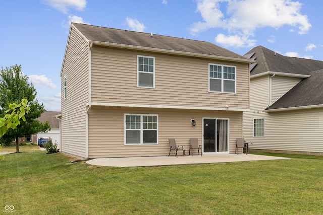 546 Greenwood Trace Dr, Whiteland, IN 46184 - rear view of property with a patio area and a lawn