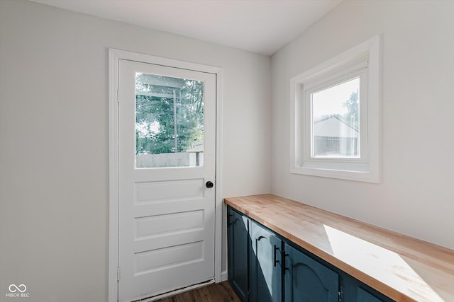 312 E Columbia St, Attica, IN 47918 - doorway with healthy amount of natural light and dark wood-style floors