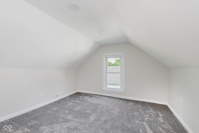 312 E Columbia St, Attica, IN 47918 - additional living space featuring carpet floors and lofted ceiling