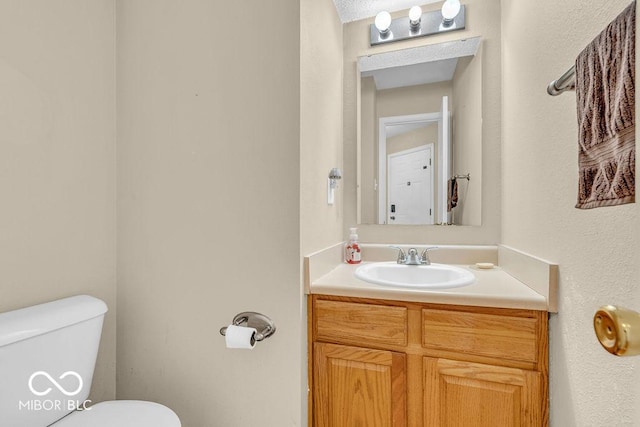 5971 Portman Pl, Plainfield, IN 46168 - half bathroom with toilet and vanity