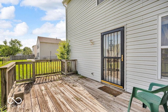 5971 Portman Pl, Plainfield, IN 46168 - view of wooden terrace