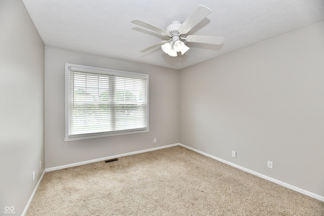 3675 Homestead Cir E, Plainfield, IN 46168 - carpeted empty room with baseboards and ceiling fan