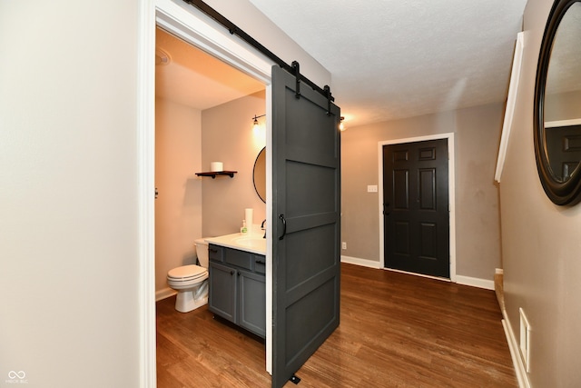3675 Homestead Cir E, Plainfield, IN 46168 - bathroom featuring vanity and wood finished floors