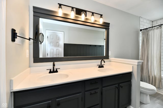 3675 Homestead Cir E, Plainfield, IN 46168 - full bathroom with double vanity and toilet