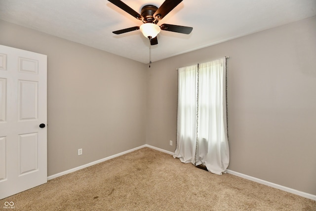 3675 Homestead Cir E, Plainfield, IN 46168 - carpeted empty room featuring a ceiling fan and baseboards