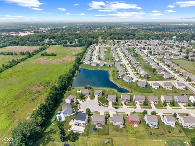 1425 Turkington Ct, Greenwood, IN 46143 - aerial overview of property's location featuring a nearby body of water and nearby suburban area