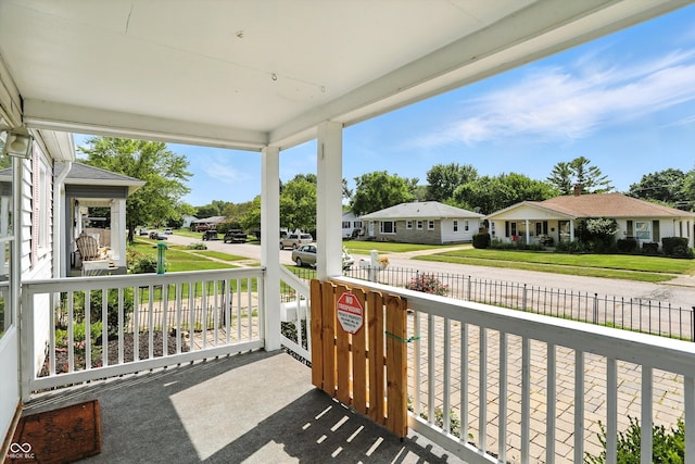 363 N 19th Ave, Beech Grove, IN 46107 - porch featuring a residential view