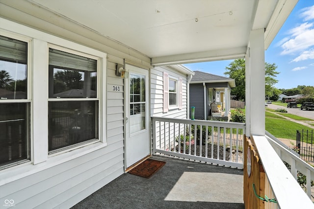 363 N 19th Ave, Beech Grove, IN 46107 - view of covered porch