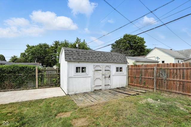 363 N 19th Ave, Beech Grove, IN 46107 - view of shed featuring a fenced backyard