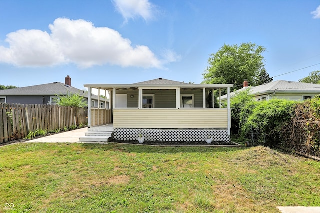 363 N 19th Ave, Beech Grove, IN 46107 - back of house featuring a fenced backyard