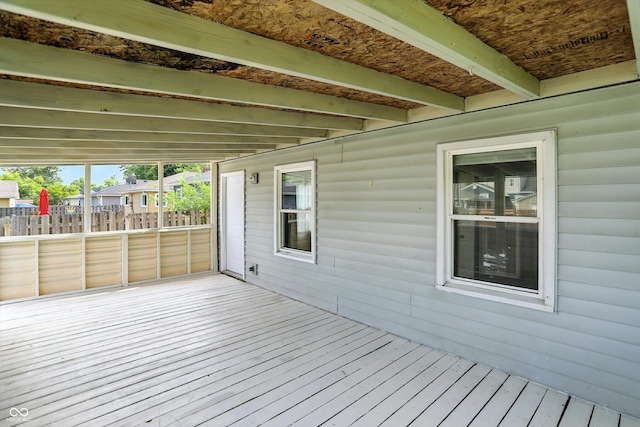 363 N 19th Ave, Beech Grove, IN 46107 - view of wooden deck