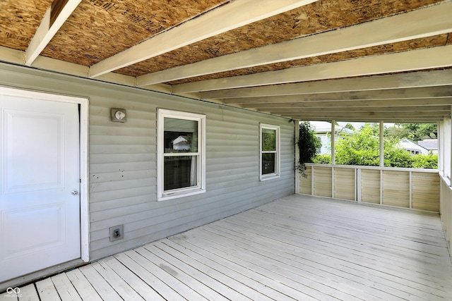363 N 19th Ave, Beech Grove, IN 46107 - view of wooden deck