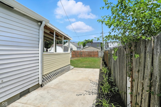 363 N 19th Ave, Beech Grove, IN 46107 - fenced backyard featuring a patio