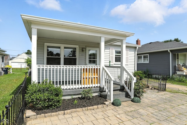 363 N 19th Ave, Beech Grove, IN 46107 - view of front facade with a porch
