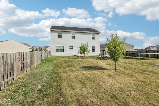 2302 Ashton Ln, Greenwood, IN 46143 - rear view of house featuring a fenced backyard