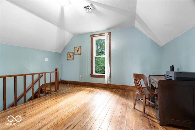 3160 S 50 E, Lebanon, IN 46052 - office space with lofted ceiling and hardwood / wood-style floors