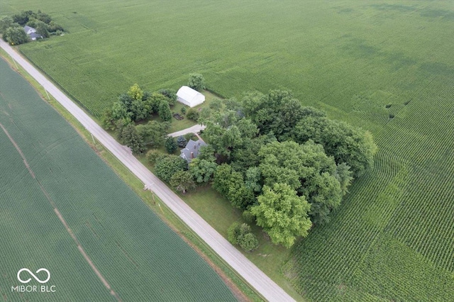 3160 S 50 E, Lebanon, IN 46052 - aerial view of property and surrounding area featuring rural landscape