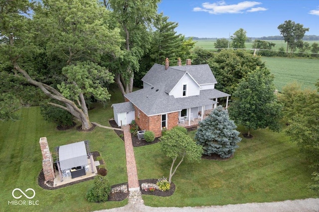 3160 S 50 E, Lebanon, IN 46052 - view from above of property
