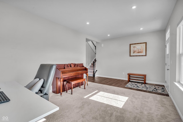 19174 Foley Dr, Westfield, IN 46074 - carpeted office space with recessed lighting
