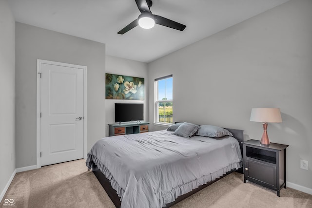 19174 Foley Dr, Westfield, IN 46074 - bedroom with carpet flooring and a ceiling fan