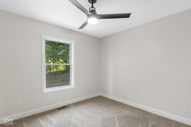 6530 W US Highway 50, North Vernon, IN 47265 - carpeted empty room with ceiling fan and baseboards