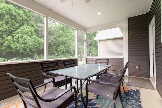 1434 Shootingstar Way, West Lafayette, IN 47906 - view of patio with outdoor dining space and ceiling fan