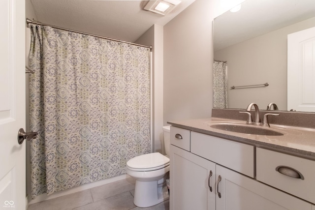 1434 Shootingstar Way, West Lafayette, IN 47906 - full bath with vanity, tile patterned floors, and a shower with curtain