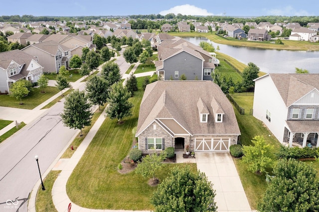 801 Oaklawn Dr, Westfield, IN 46074 - aerial view of residential area with a nearby body of water
