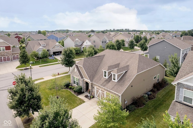 801 Oaklawn Dr, Westfield, IN 46074 - aerial perspective of suburban area