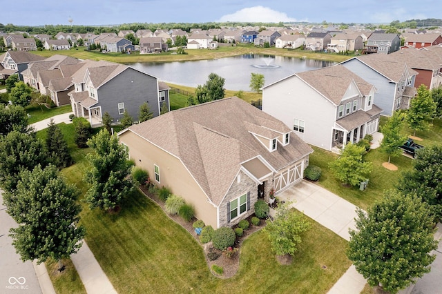 801 Oaklawn Dr, Westfield, IN 46074 - aerial view of residential area with a large body of water