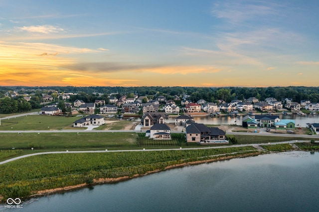 13644 Haven Cove Ln, Fishers, IN 46055 - aerial view of residential area with a nearby body of water