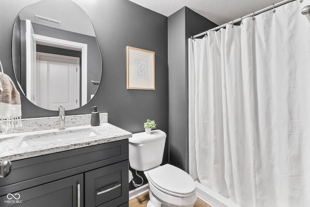 13644 Haven Cove Ln, Fishers, IN 46055 - full bath featuring vanity, wood finished floors, and curtained shower