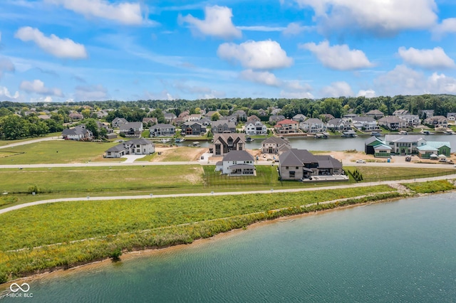 13644 Haven Cove Ln, Fishers, IN 46055 - aerial view of residential area featuring a nearby body of water