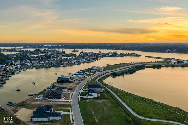 13644 Haven Cove Ln, Fishers, IN 46055 - aerial view of property's location with a large body of water