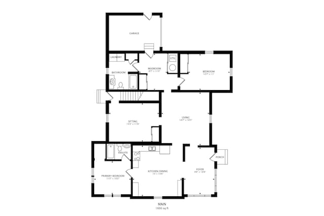 307 E Walnut St, Lebanon, IN 46052 - view of home floor plan