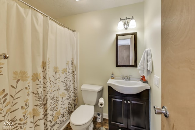 307 E Walnut St, Lebanon, IN 46052 - full bath with vanity and a shower with shower curtain