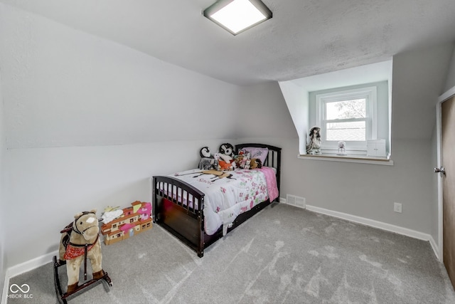 307 E Walnut St, Lebanon, IN 46052 - bedroom with carpet flooring and vaulted ceiling
