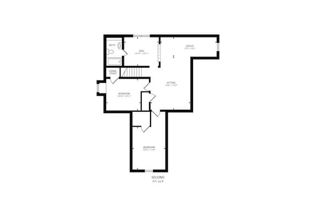 307 E Walnut St, Lebanon, IN 46052 - view of floor plan / room layout