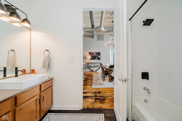 624 E Walnut St Unit 26, Indianapolis, IN 46204 - full bathroom with vanity and bathing tub / shower combination