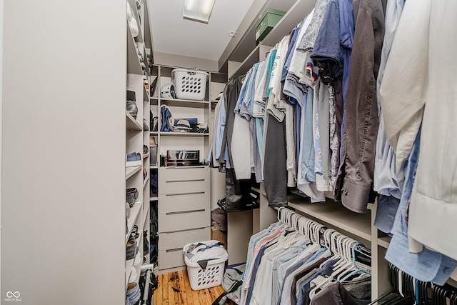 624 E Walnut St Unit 26, Indianapolis, IN 46204 - spacious closet featuring wood finished floors