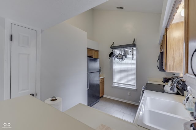 9676 Spruce Ln, Fishers, IN 46038 - bathroom with tile patterned floors and a sink