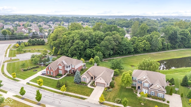 13816 Ambria Dr, Mccordsville, IN 46055 - drone / aerial view of a large body of water