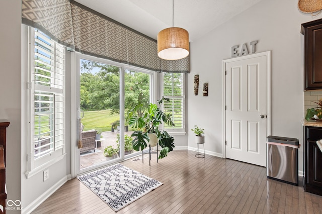 13816 Ambria Dr, Mccordsville, IN 46055 - dining area with healthy amount of natural light and wood-type flooring
