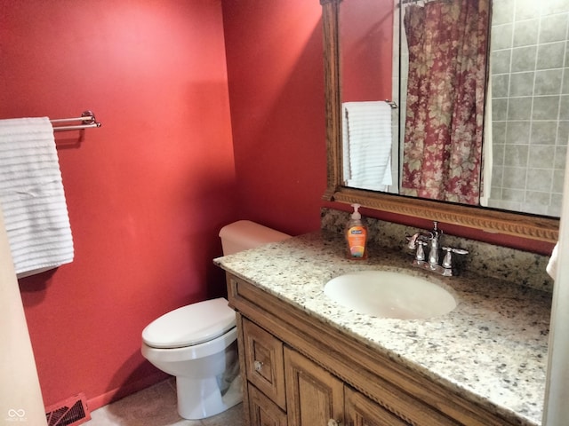 4008 Washington St, Columbus, IN 47203 - bathroom with vanity and toilet