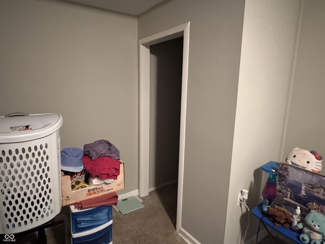4006 Kenneth Ave, Indianapolis, IN 46226 - detailed view of carpet floors and baseboards